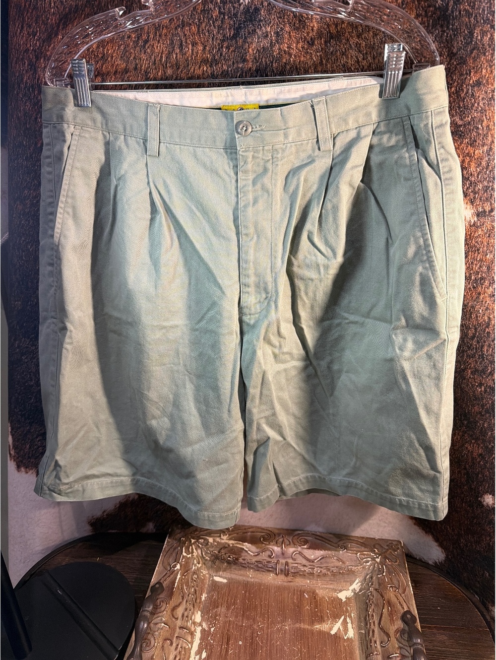 Duck Head Men's Classic Cotton Chino Shorts Size 36 Khaki